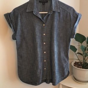 Banana Republic chambray short sleeve